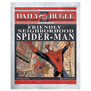 スパイダーマン デイリー・ビューグル ファブリックポスターコレクション [1.親愛なる隣人スパイダーマン(A)]【ネコポス配送対応】【C】