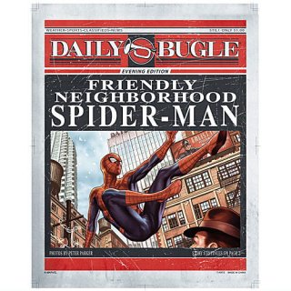 スパイダーマン デイリー・ビューグル ファブリックポスターコレクション [3.親愛なる隣人スパイダーマン(C)]【ネコポス配送対応】【C】