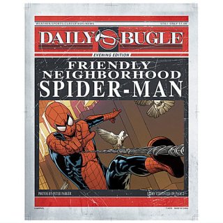 スパイダーマン デイリー・ビューグル ファブリックポスターコレクション [4.親愛なる隣人スパイダーマン(D)]【ネコポス配送対応】【C】