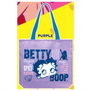 Betty Boop ベティーブープ トートバッグ [2.PURPLE]【ネコポス配送対応】【C】