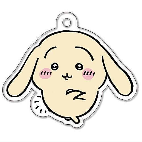 ちいかわ　うさぎ　オタ活　マスコット　ガチャガチャ　アクリルキーホルダー ちいかわ】うさぎがペンライトやうちわを手にオタ活!? ユニーク