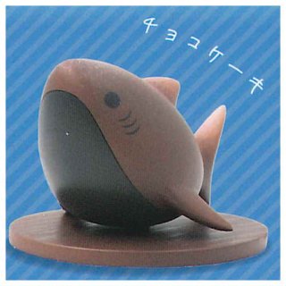 れおなるど サメのケーキ屋さんマスコット [4.チョコケーキ]【 ネコポス不可 】【C】