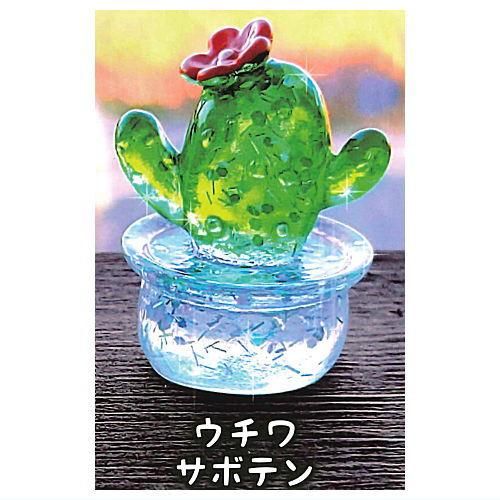 ぷちフィギュアコレクション キラキラサボテン [4.ウチワ