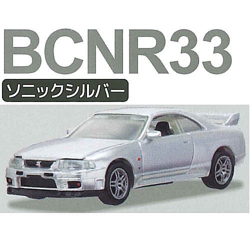 Cカークラフト 1/72スケール 日産 スカイラインRS(R30)u0026スカイラインGT-R(R33)編 [4.BCNR33  ソニックシルバー]