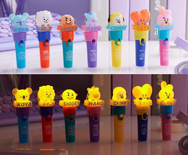 全部揃ってます!!】BT21 Light stick charm [全7種セット(フルコンプ