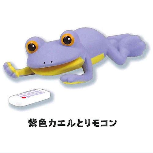 最安 読み方 すべてが無気力になったカエル マスコットフィギュア [3.紫色 フィギュア・コレクタードール