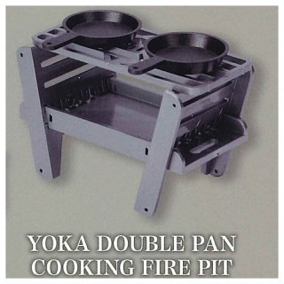 YOKA ץ쥯 ѥͥե˥㡼Τ뤯餷 [3.YOKA DOUBLE PAN COOKING FIRE PIT]ڥͥݥбۡC