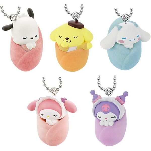 サンリオ - 限定1セット！ おくるみベビーマスコット 全8種セット サンリオ - 限定1セット！ おくるみベビーマスコット 全8種