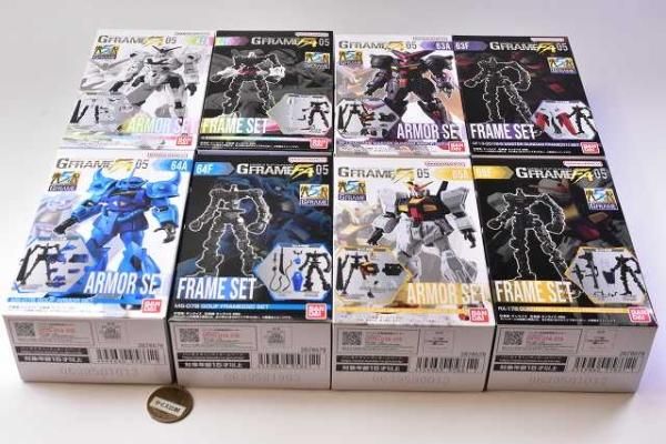 G FRAME 05 機動戦士ガンダム　全6種類フルコンプセット　新品 Amazon | 機動戦士ガンダム GフレームFA 05【グフ(アーマー
