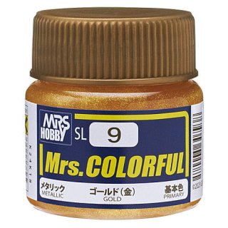 Mrs.COLORFUL ミセスカラフル スライム [(3).9 ゴールド(金)]【 ネコポス不可 】【C】