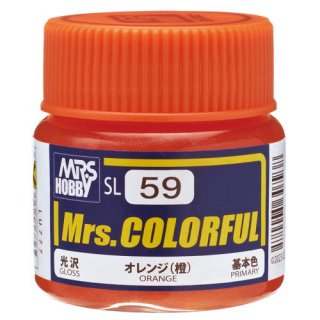 Mrs.COLORFUL ミセスカラフル スライム [(4).59 オレンジ(橙)]【 ネコポス不可 】【C】