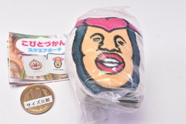 こびとづかん スクエアポーチ [3.リトルハナガシラ],クオリア