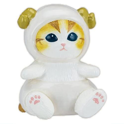 開店祝い mofusand インテリアミニフィギュア4 [5.ヒツジ(白)],エイコー ワンピース