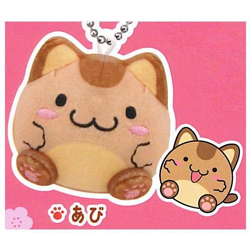 左下！まるねこCLUB マスコットボールチェーン付き 猫 マスコット大量