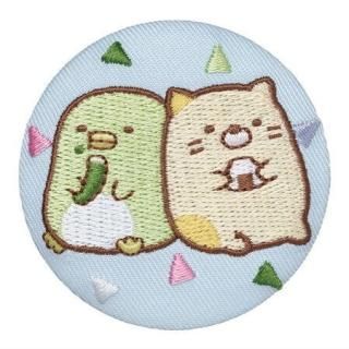 すみっコぐらし 刺繍缶バッジビスケット [6.しろくまとふろしき すみっコぐらし 刺繍缶バッジビスケット [6.しろくまとふろしき
