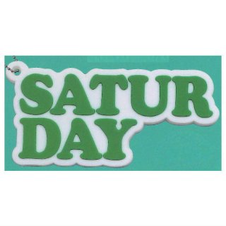 7DAYS COLOR RUBBER KEY CHAIN [6.Saturday]ڥͥݥбۡC