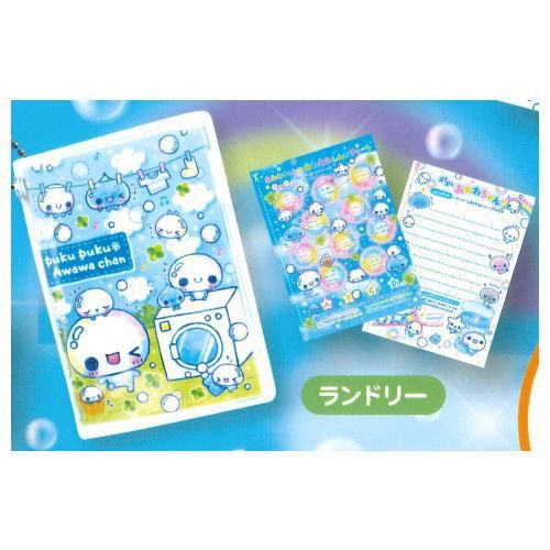 メモ帳　あわわちゃん Amazon | ぷくぷくあわわちゃん ノート型メモ帳 [全5種セット