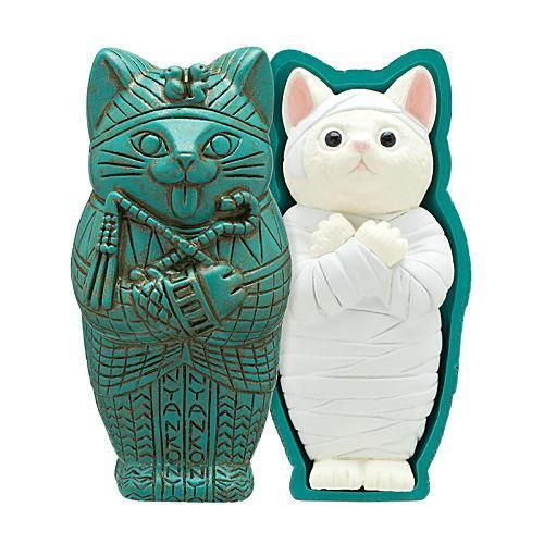 ミイラ・キャット [4.青銅色×シロ],キタンクラブ ガチャガチャ