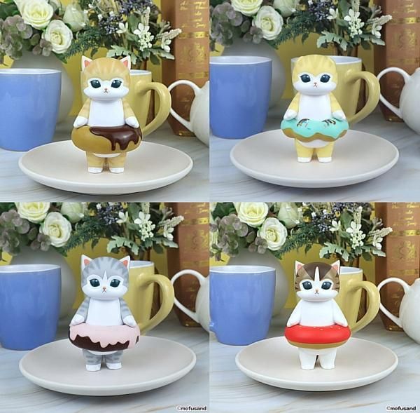 全部揃ってます!!】mofusand ドーナツにゃんソフビフィギュア