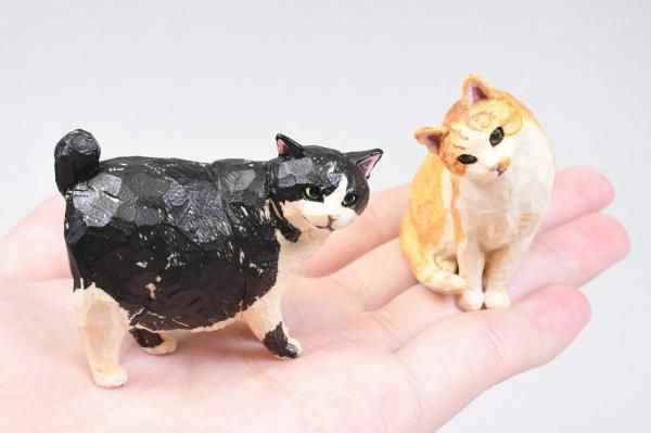 はしもとみお　猫の彫刻　フルコンプ　全5種セット キタンクラブ ART IN THE POCKET はしもとみお 猫の彫刻 全5種