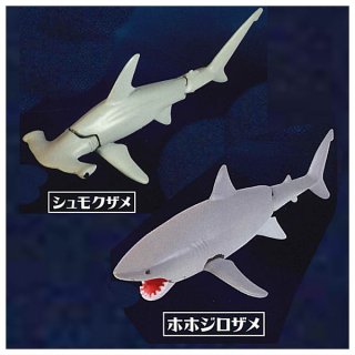 あそべる生物フィギュアシリーズ ザ・シャーク ジンベエザメ発見！ [4.ホホジロザメ],タカラトミーアーツ ガチャガチャ カプセルトイ 通販