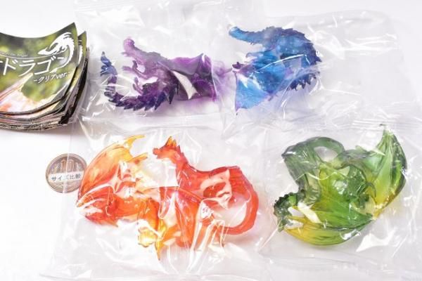 全部揃ってます!!】指乗せドラゴン クリアver. [全4種セット