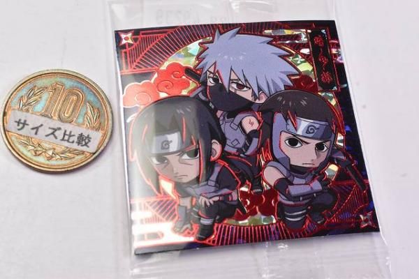 忍界3 NARUTO 卯月夕顔 R シール ウエハース ナルト Nrt37