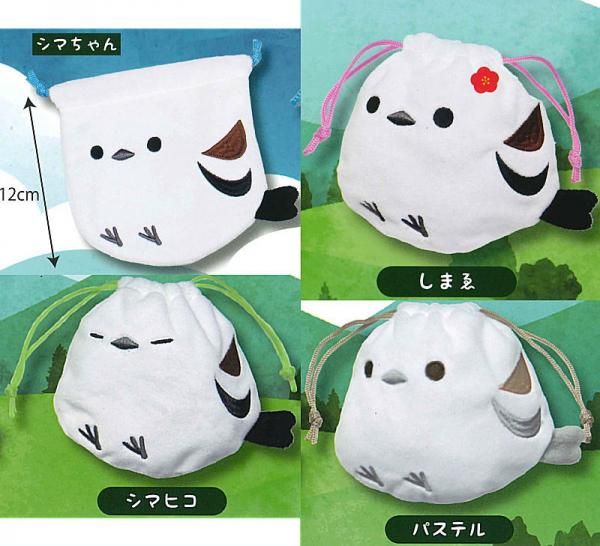 ふくふくシマエナガ ふわふわぽん 【初代】4種セット 楽天市場】ふくふく シマエナガ ふわふわ ミニ 巾着 4柄 各1枚