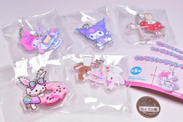 サンリオ アクリルチャーム全10種フルコンプセット サンリオキャラクターズ おこさまスプーン＆フォークアクリル
