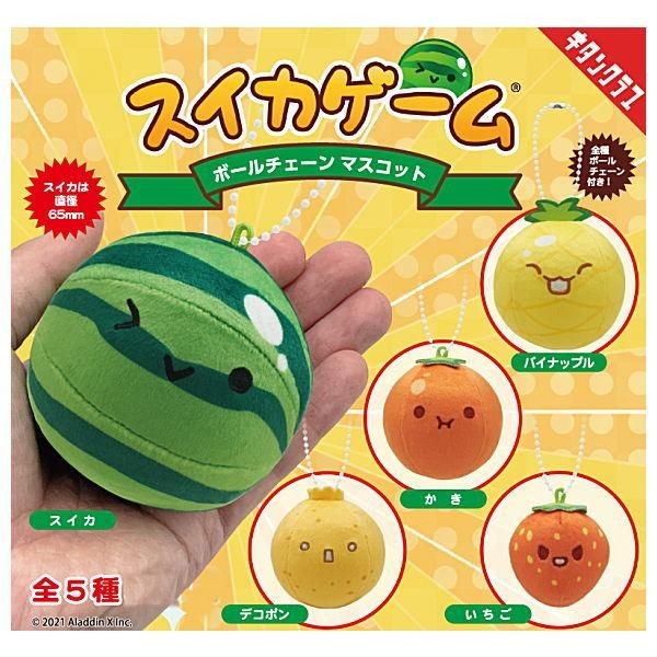 ぐでねこチャンといちご　チャーム　黄緑×水色×白 ぐでねこチャンといちごチャーム黄緑×水色×白