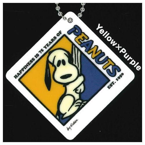 SNOOPY 75th Anniversary アクリルキーチェーン [5.Yellow SNOOPY 75th Anniversary アクリルキーチェーン [5.Yellow