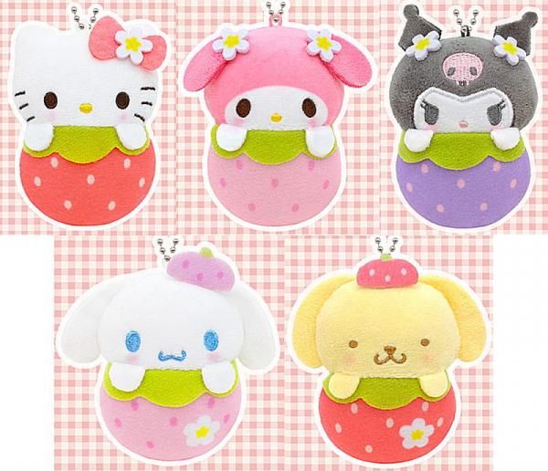 注目のブランド 全部揃ってます!!】サンリオキャラクターズ いちごおくるみ ブランケット・おくるみ