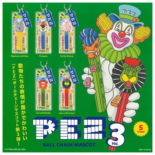 全部揃ってます!!】PEZ ボールチェーンマスコット Vol.3 [全5種 全部揃ってます!!】PEZ ボールチェーンマスコット Vol.3 [全5種