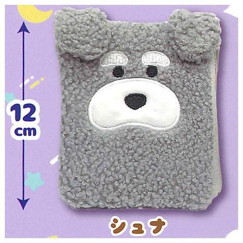 定番の中古商品 シュナとボブのもこもこポーチ [1.シュナ],アミューズ キッチン家電