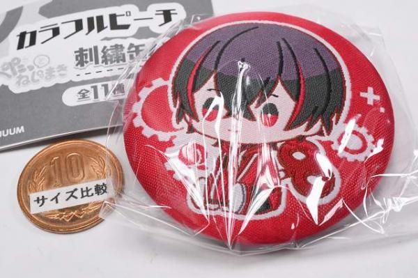 カラフルピーチ　ゆあんくん　ぺたっとねじまき刺繍缶バッジ　28個 カラフルピーチ ぺたっとねじまき 刺繍缶バッジ [2.ゆあんくん