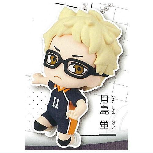 でふぉフィグ! ハイキュー!! 烏野高校 キーホルダー [3.月島蛍 でふぉフィグ! ハイキュー!! 烏野高校 キーホルダー [3.月島蛍