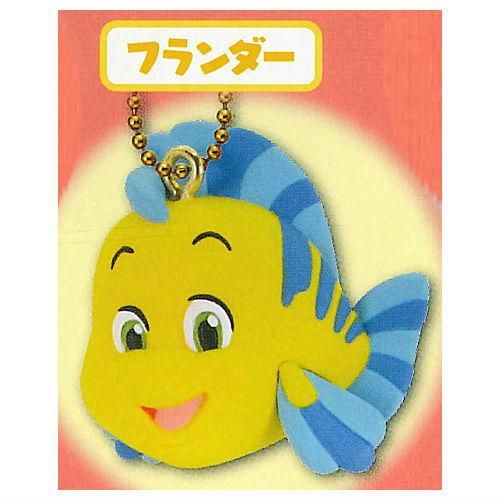 リトルマーメイド マスコット ぺたんこ ガチャガチャ リトル・マーメイド ぺたんこマスコット [3.フランダー],タカラ