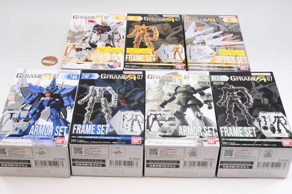 全部揃ってます!!】機動戦士ガンダム GフレームFA 07 [全7種