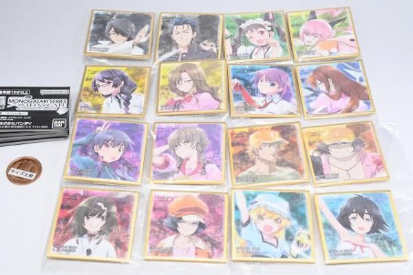 物語シリーズ 色紙セット 一番くじ 物語シリーズ ～暦ノ夏ノ一齣～』 F