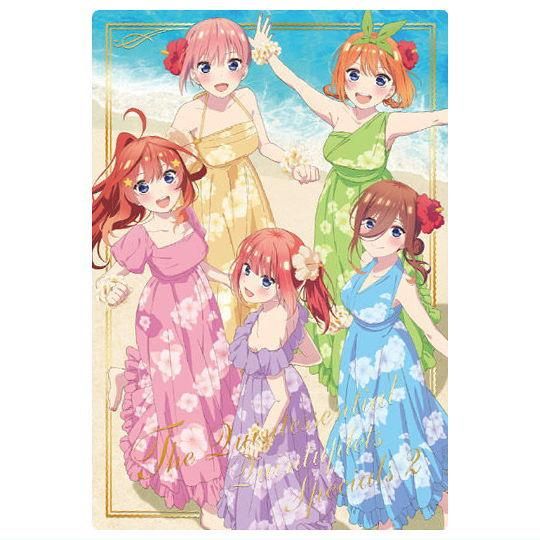 五等分の花嫁＊ウエハース [17.ビジュアルカード(金色箔押し