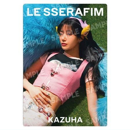 LE SSERAFIM CRAZY ツインウエハース [4.ノーマルシール(カズハ LE SSERAFIM CRAZY ツインウエハース [4.ノーマルシール(カズハ