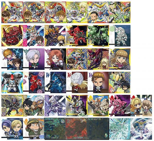 ★最新弾 ガンダム ウエハース シール フルコンプ 全部揃ってます!!】にふぉるめーしょん 機動戦士ガンダム シール
