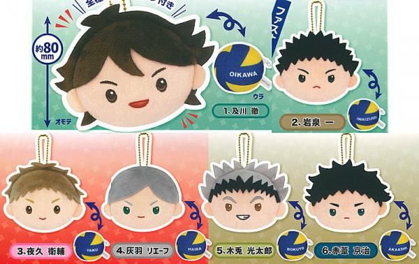全部揃ってます!!】ハイキュー!! リバーシブルぬいぐるみ2 [全6