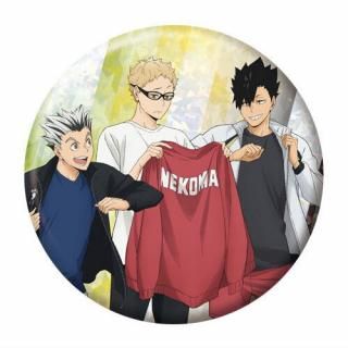 ハイキュー　澤村大地　黒尾鉄朗　セブンネット　スクエア缶バッジ2点 ハイキュー!! 激闘!!スタパネ 黒尾鉄朗｜アニメ・キャラクター