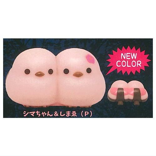 ふくふくシマエナガ ぽわっとライト なかよく彩 [3.シマちゃん