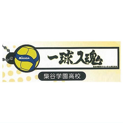 梟谷学園高等学校 バレーボールキーホルダー ハイキュー!! トレーディング高校名付き鍵チャームキーホルダー