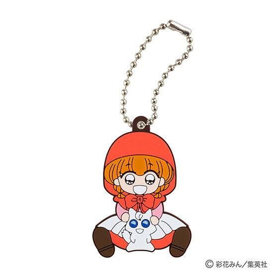 最安価格 りぼんカプセルラバーマスコット [6.赤ずきんチャチャ],バンダイ おもちゃ雑貨・手品