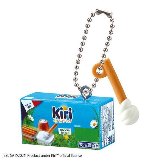 BANDAI - わらびもち　Kiri™ ミニチュアチャーム Kiri ミニチュアチャーム [4.キリ＆スティック 3P(プレーン