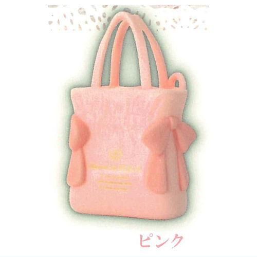 【ピンク】Maison de FLUER ダブルリボンギャザートートバッグ ミニチュアチャーム Maison de FLEUR ダブルリボンギャザートートバッグ ミニチュア