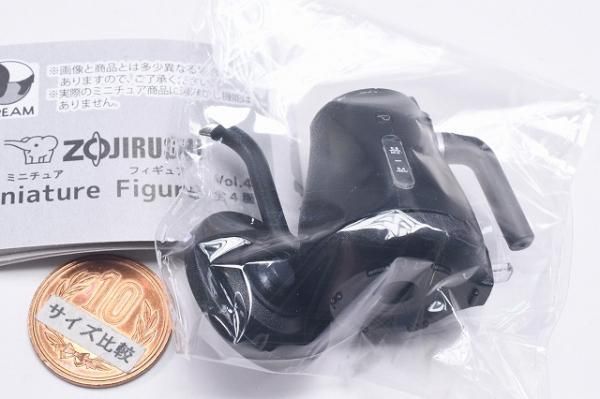 【電気ケトル(CK-LA08)セピアブラック】ZOJIRUSHI ミニチュアフィギュア Vol.4 ZOJIRUSHI ミニチュアフィギュアVol.4 [4.セピアブラック (電気